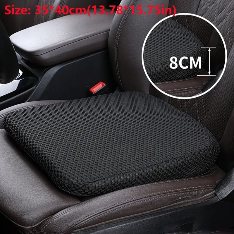 Memory Cotton Car Seat Cushion New Car Seat Booster Cushion Honeycomb Breathable 3D Mesh Thickened 3