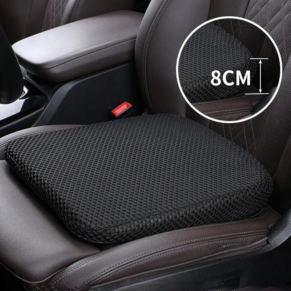 Memory Cotton Car Seat Cushion New Car Seat Booster Cushion Honeycomb Breathable 3D Mesh Thickened 5