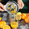 Stainless Steel Portable Lemon Orange Manual Fruit Juicer, Citrus Raw Hand Pressed Juice Maker