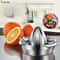 Stainless Steel Portable Lemon Orange Manual Fruit Juicer, Citrus Raw Hand Pressed Juice Maker