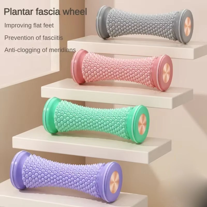Massage Roller for Tendons & Muscles, Yoga Plantar Fascia Wheel, Leg Relaxation Roller, Fitness Arch Training