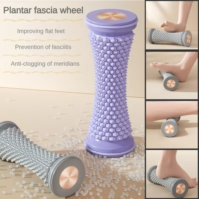 Massage Roller for Tendons & Muscles, Yoga Plantar Fascia Wheel, Leg Relaxation Roller, Fitness Arch Training