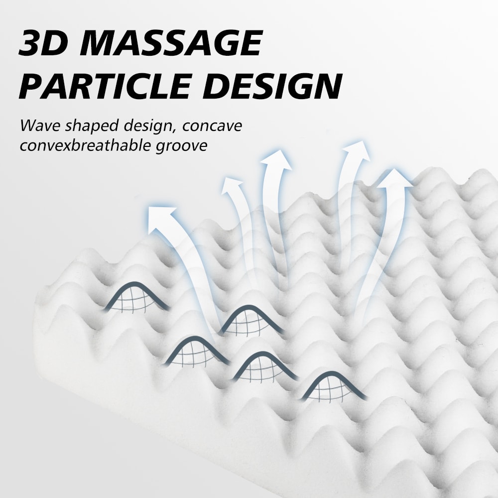 Seat Cushion For Wheelchair Cool Fabric Relieves Buttock Pressure Temperature Control Cushion 3