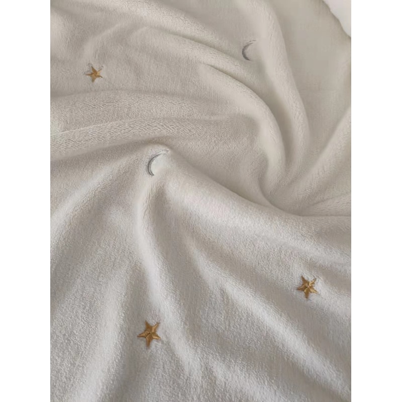 Warm Coral Fleece Soft Flannel Baby Blanket for Newborn, Stroller Swaddle Wrap Bedding Cover for Infants