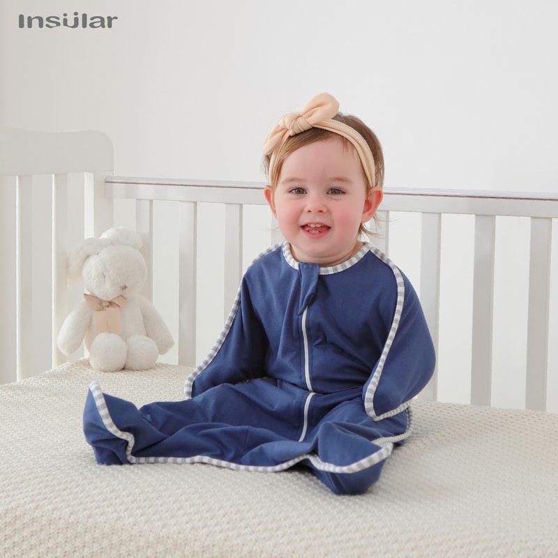 Anti-Startle Cotton Baby Wrap Receiving Swaddling Blanket for Newborn Baby Girl Boy by Insular