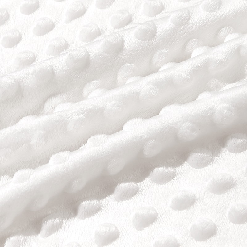 Super Soft Kids Swaddle Blanket Minky Baby Blanket Solid Color Crystal Velvet Bean Double Layer Qui 5