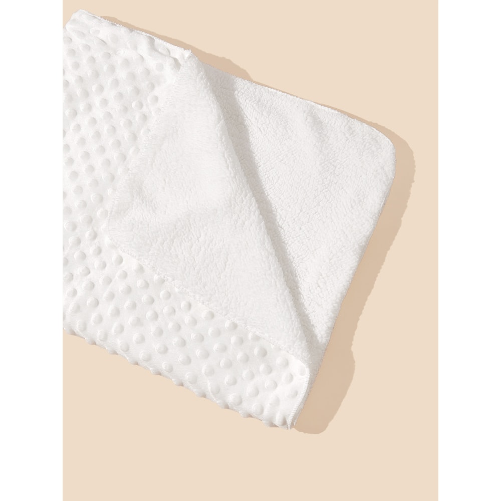 Super Soft Kids Swaddle Blanket Minky Baby Blanket Solid Color Crystal Velvet Bean Double Layer Qui 8