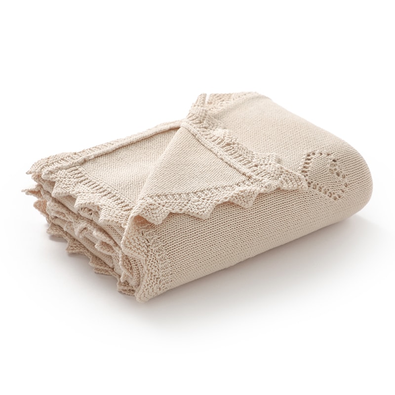 UltraSoft Cotton Baby Blankets Knitted Newborn Infant Comforter Stroller Bedding For Boys And Girls 1