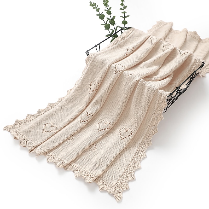 UltraSoft Cotton Baby Blankets Knitted Newborn Infant Comforter Stroller Bedding For Boys And Girls 3