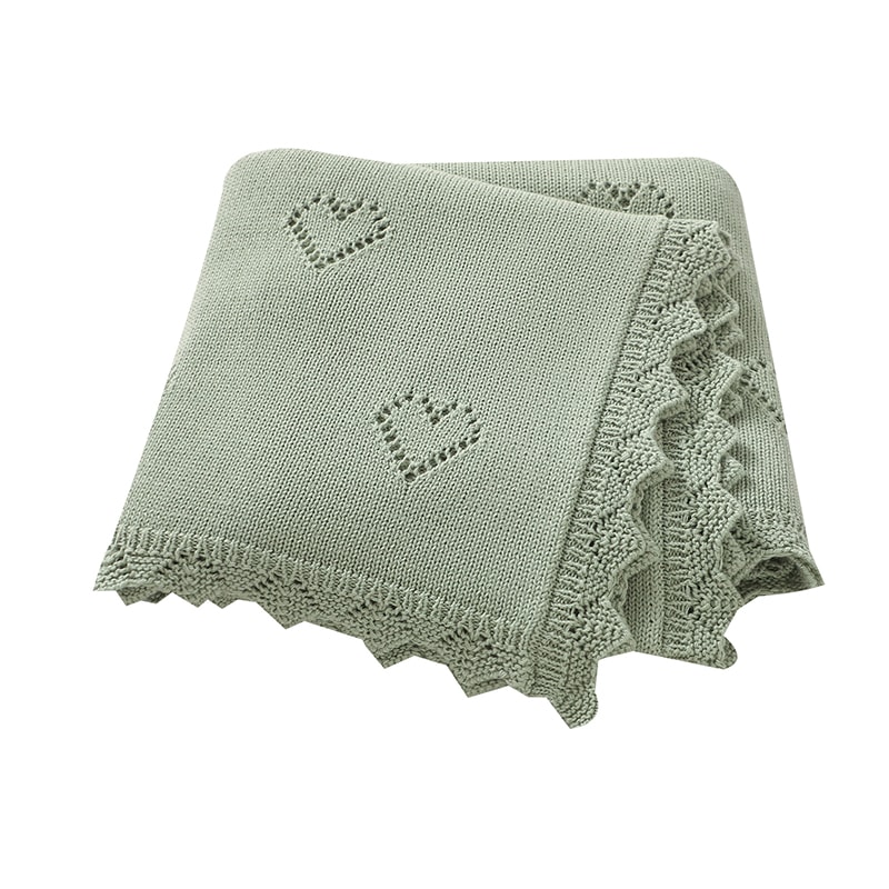 UltraSoft Cotton Baby Blankets Knitted Newborn Infant Comforter Stroller Bedding For Boys And Girls 8