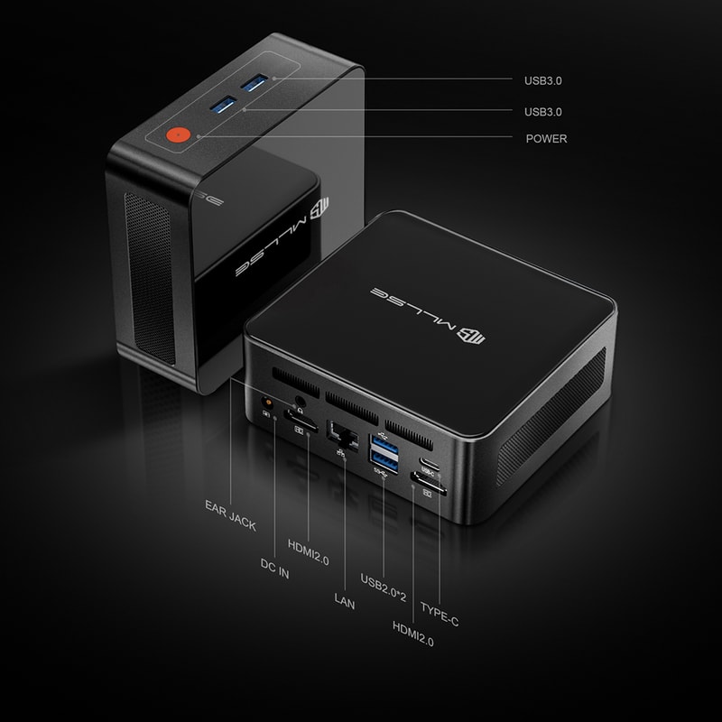 Mini PC Windows 11 Pro BT52 Desktop Computer Work PC 0