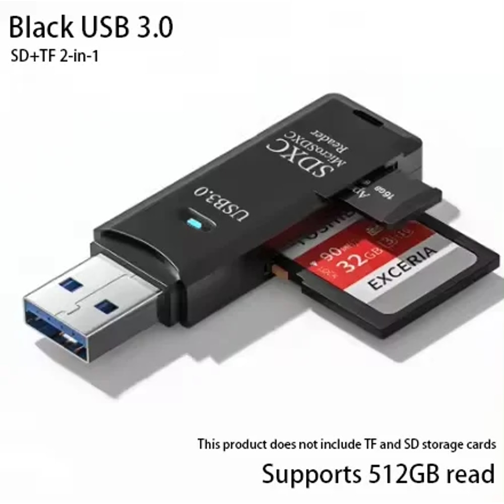 USB Card Reader Highspeed TF SD Card Reader For Computer Camera Tablet And Car Mounted Devices 8