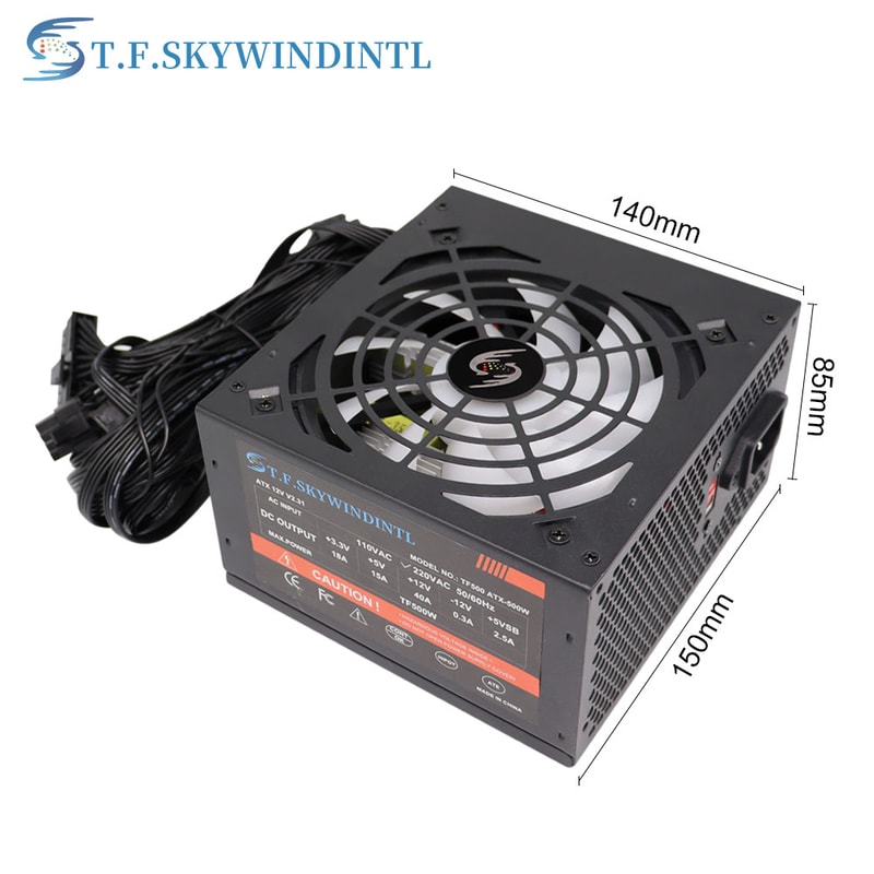 Computer Power Supply, ATX PSU for PC Gamers and Office