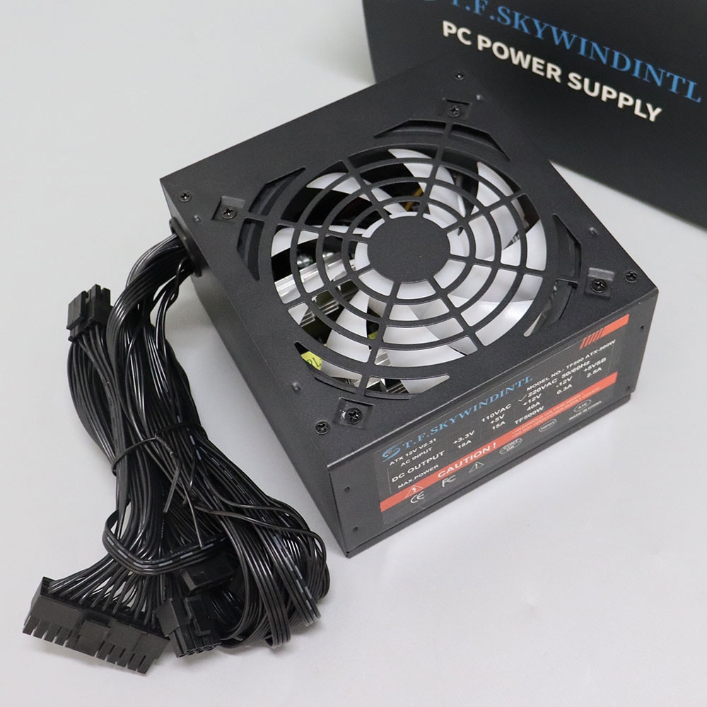 Computer Power Supply, ATX PSU for PC Gamers and Office