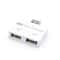 USB Hub Adapter Converter For Phone Laptop PC 1 Male To 2 Port Female Splitter 7