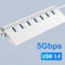 Docking Station Expander for Laptop, Aluminum Alloy USB Adapter