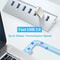 Docking Station Expander for Laptop, Aluminum Alloy USB Adapter