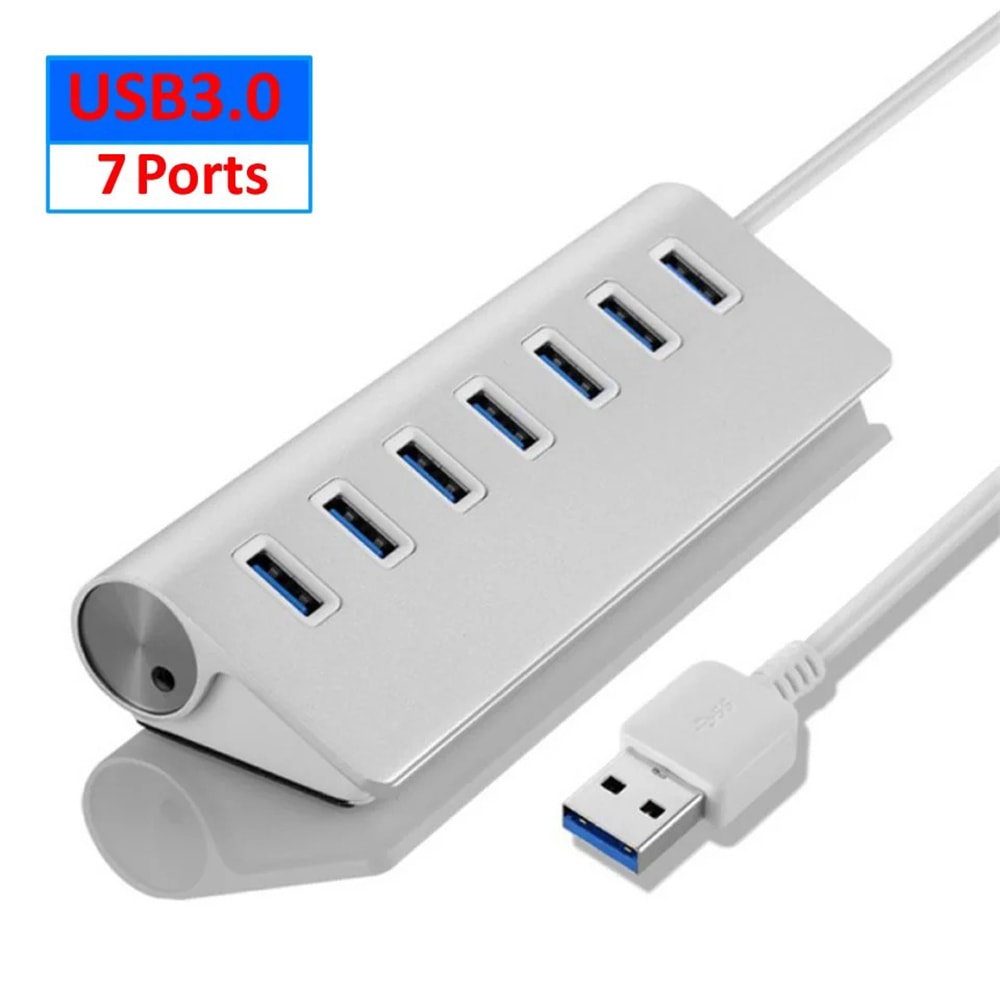 Docking Station Expander for Laptop, Aluminum Alloy USB Adapter
