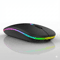 LED Backlit Wireless Mouse Rechargeable Silent Mice For PC 24Ghz Bluetooth Dual Mode 0