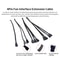 Fan Splitter Extension Cable For PC 4Pin Small Temperature Control CPU Fan Power Cable 1