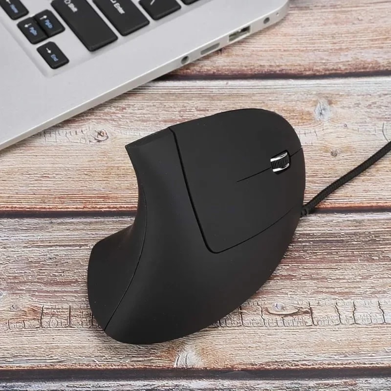 4 Level DPI Adjustable Vertical Optical Mouse Ergonomic USB LED Wired Gaming Mouse For Windows PC L 1
