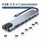 8 In 1 USB C Hub Adapter 4K HDMI Type C With RJ45 And PD Fast Charge For MacBook Laptop 3