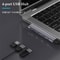 High-Speed 4Port USB Hub, USB Hub Type C Splitter, Multiport HUB for PC & Computer Accessories