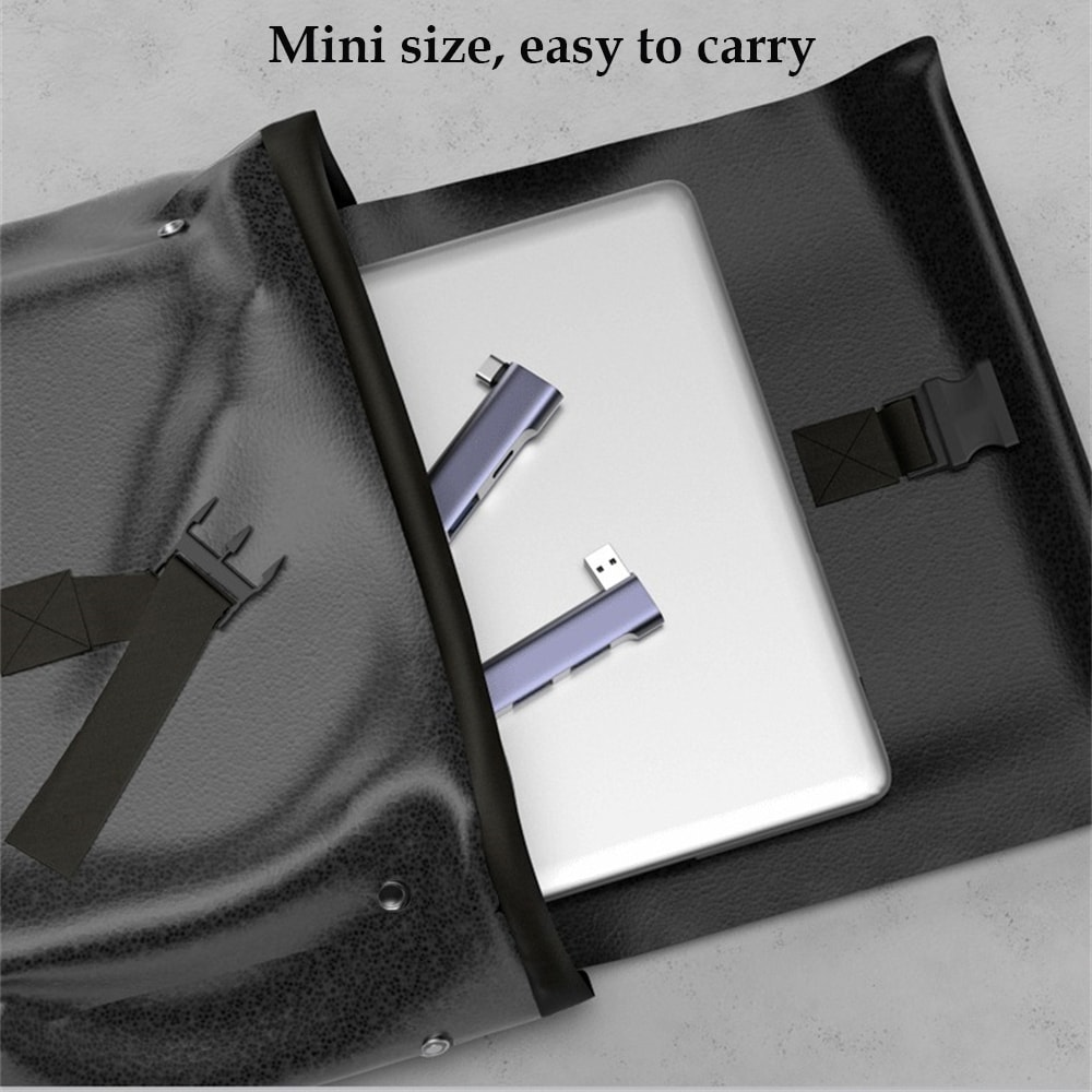 High-Speed 4Port USB Hub, USB Hub Type C Splitter, Multiport HUB for PC & Computer Accessories