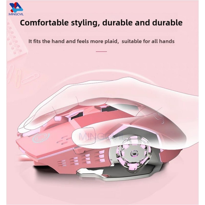 ESports Bluetooth Mouse Rechargeable Wireless USB Gaming PC Mouse With Backlight 1