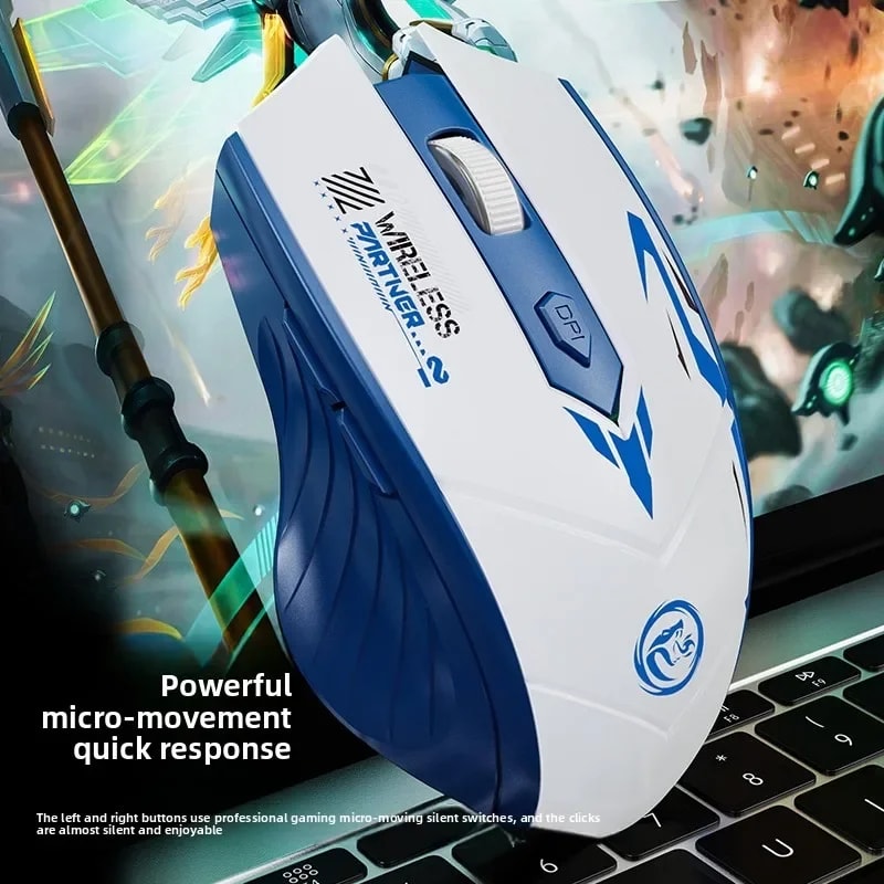 DualMode Wireless Gaming Mouse Bluetooth ESports Mouse For PC 3