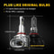 White HighLow Beam E LED Headlight Super Bright Bulbs Kit White Easy Install Canbus Error Free 4