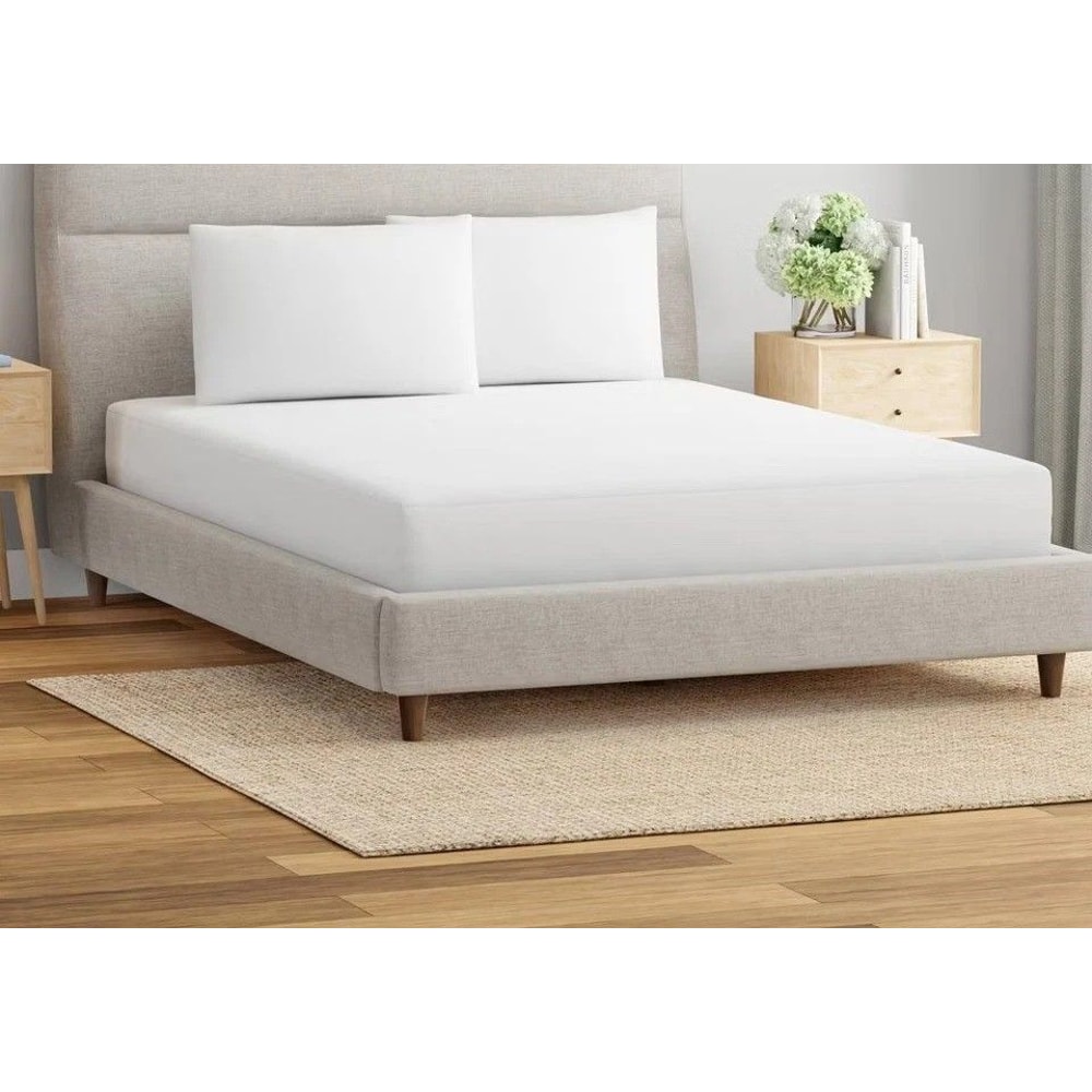 Waterproof Queen Mattress Protector Soft Terry Antimicrobial Allergen Barrier 0