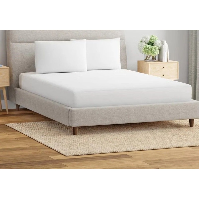 Waterproof Queen Mattress Protector Soft Terry Antimicrobial Allergen Barrier 0