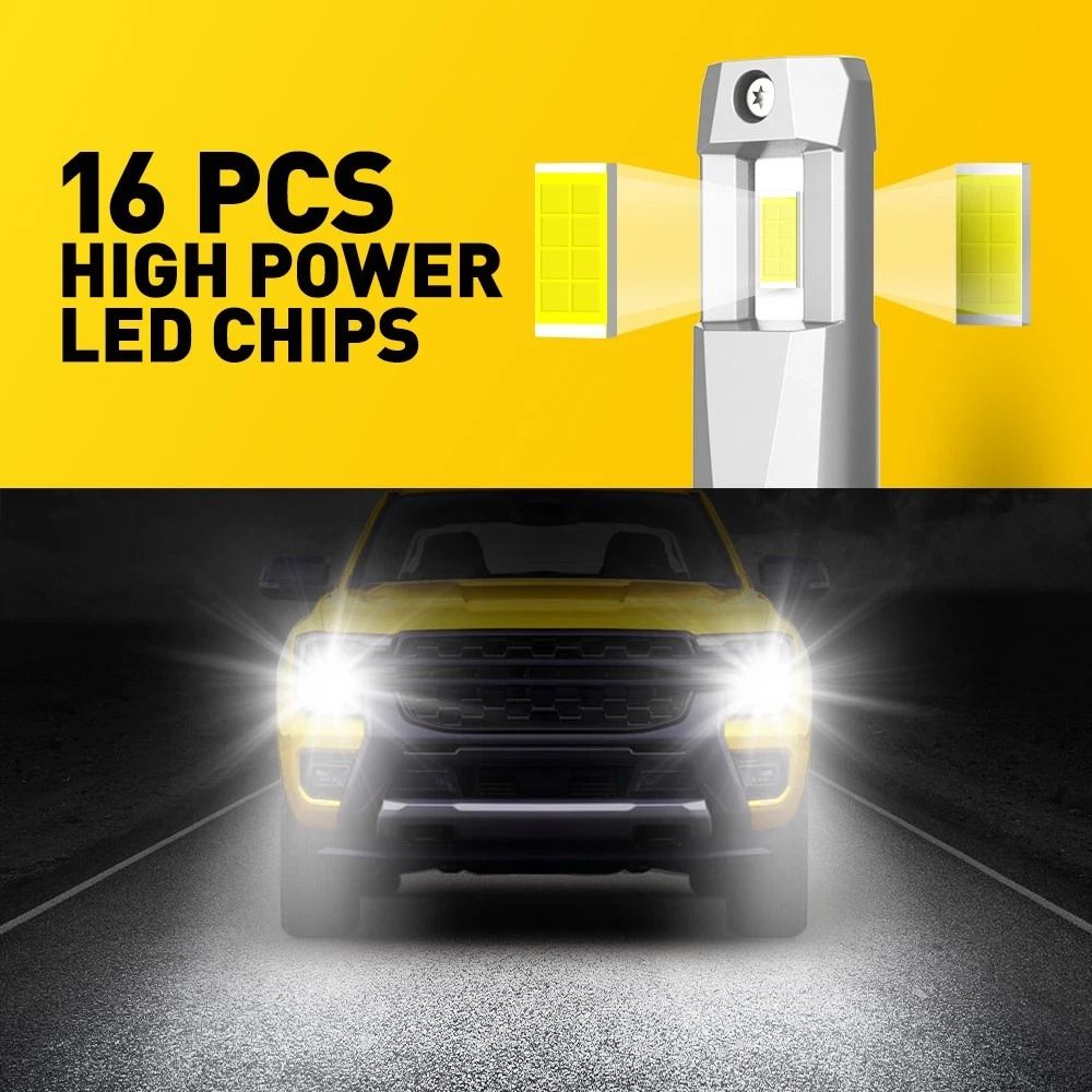 Super Bright LED Headlight Bulb Kit White Easy Plug And Play Installation High Power Bulbs 5