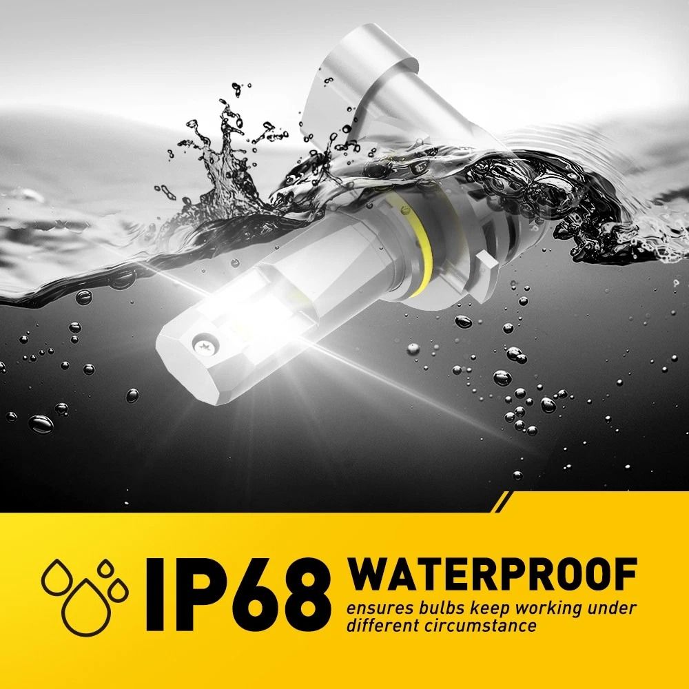 Super Bright LED Headlight Bulb Kit White Easy Plug And Play Installation High Power Bulbs 6