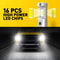 High Beam LED Headlight Bulbs Kit Super Bright White Light Energyefficient Long Life Simple Install 1