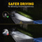 High Beam LED Headlight Bulbs Kit Super Bright White Light Energyefficient Long Life Simple Install 6