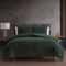 BedRoom King Comforter Set Green Faux Fur Machine Washable Bedding 5