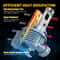 LED Headlight Kit For Cars Super Bright Bulbs EnergySaving Waterproof High Beam Fog 3