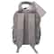 Diaper Bag Gray Functional And GenderNeutral Spacious Storage With Bottle Pockets Includes Changin 4