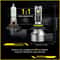 LED Headlight Bulbs Kit Super Bright White Light Energy Efficient Easy Install High Beam Waterproof 3