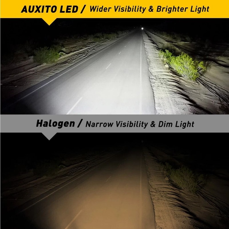 LED Headlight Kit Super Bright White Bulbs HighLow Beam Easy Plug And Play Installation Power 3