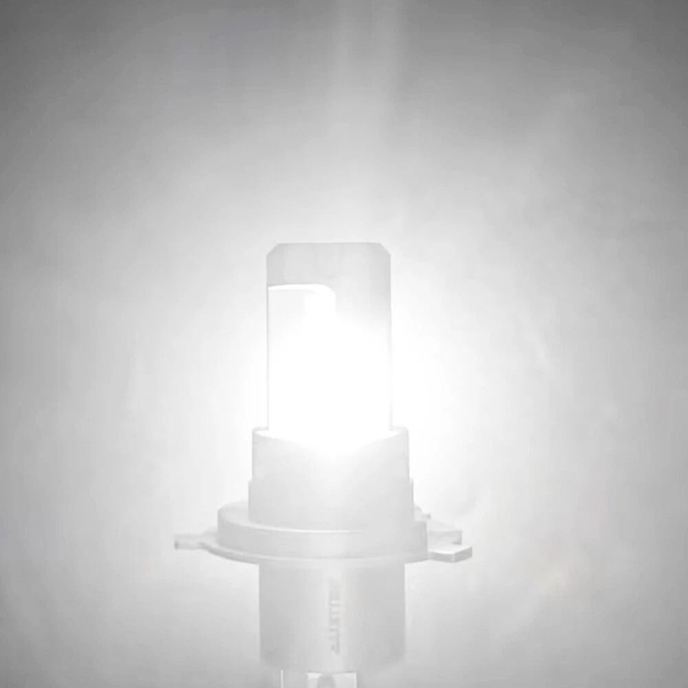 LED Headlight Kit Super Bright H4 Bulbs White Lumens Per Bulb 4