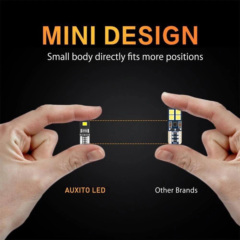 Super Bright LED Headlight Bulbs Kit White HighLow Beam EMC LongLasting Performance 7