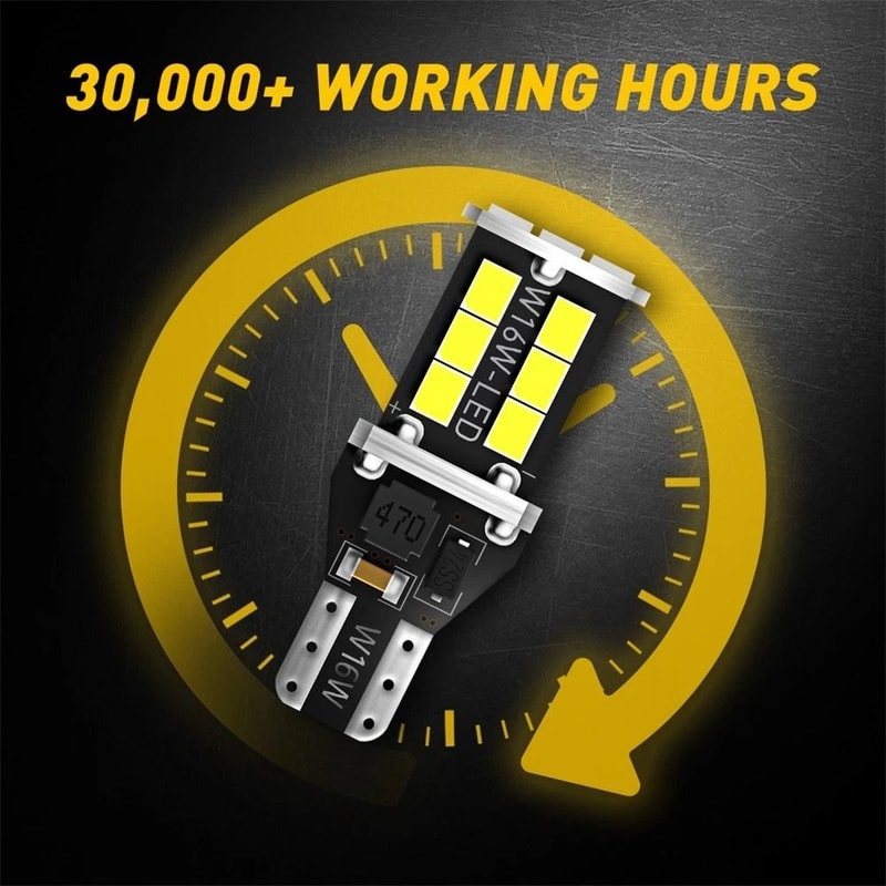 Super Bright LED Headlight Bulbs Kit White HighLow Beam EMC LongLasting Performance 15