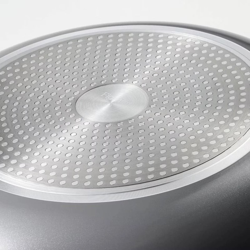 Dark Gray Nonstick Ceramic Coated Aluminum Frypan With Cover Dishwasher Safe Oven Safe Induction An 2