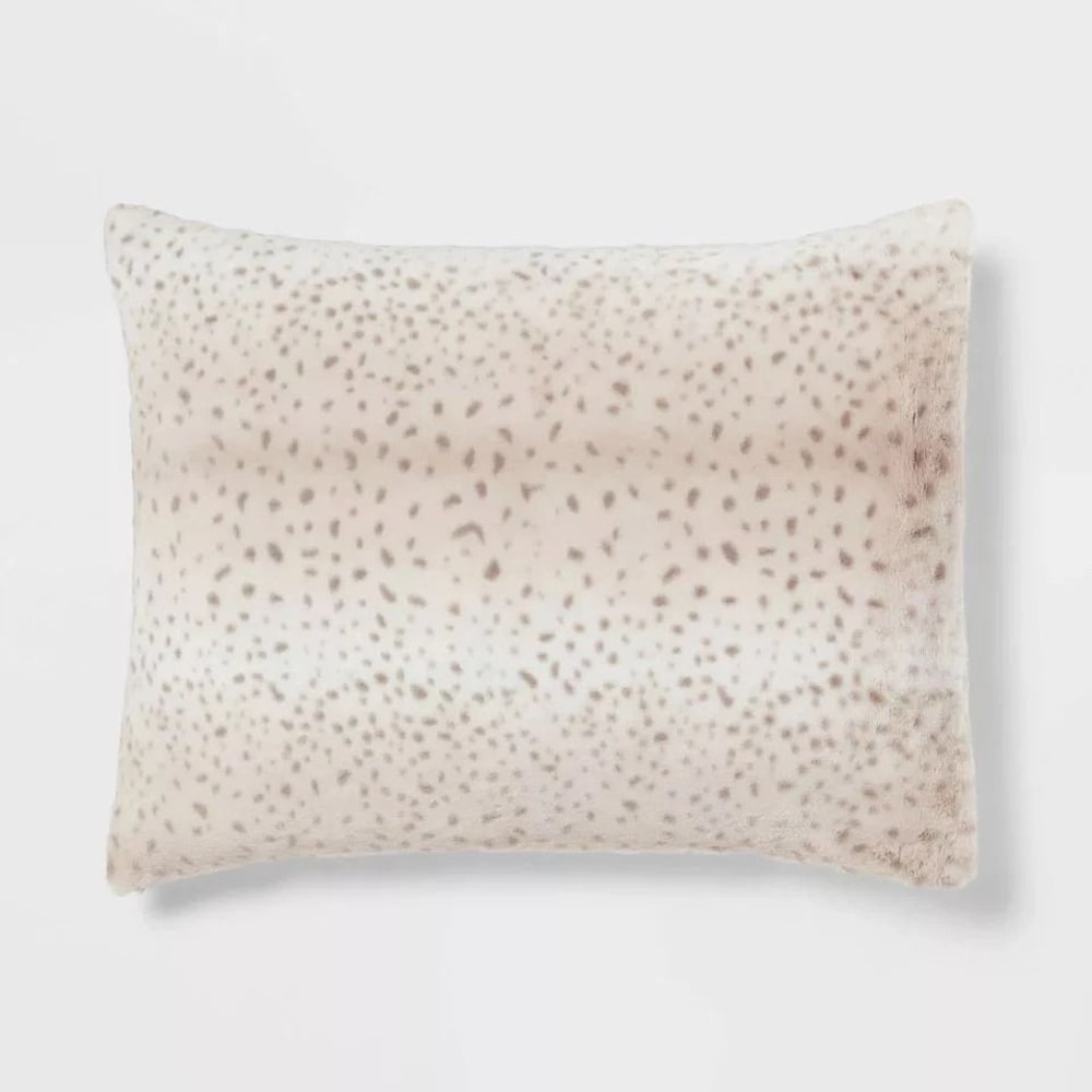 Luxe King Leopard Faux Fur Comforter And Sham Set Ultra Soft Bedding Polyester Fill Stylish Leopard 3