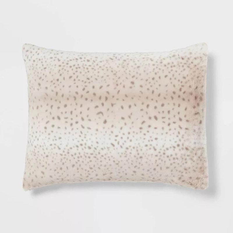 Luxe King Leopard Faux Fur Comforter And Sham Set Ultra Soft Bedding Polyester Fill Stylish Leopard 3