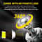 HighLow Beam H4 LED Headlight Kit Ultra Bright Bulbs Waterproof 6500K White Light Efficient Cooling 3