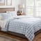 Cotton Gingham Comforter Set Threshold AllSeason Comfort Breathable Comforter Pillow Shams 2